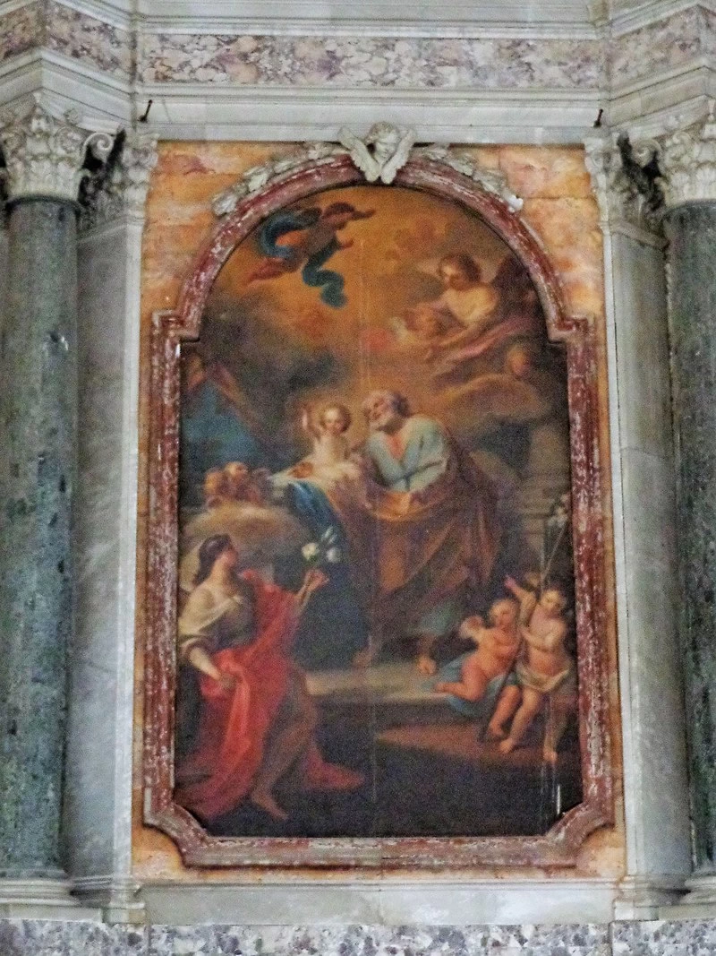 San Giuseppe col Bambino - Cappella di san Giuseppe, San Nicolò l'Arena, Catania